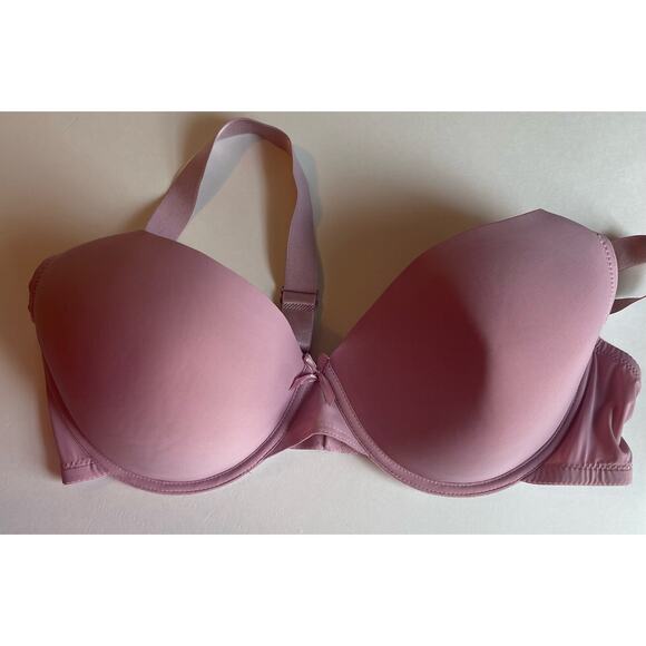 Vadalala Bra 44D/DD  Pink Padded Underwire Bow Detail - Picture 1 of 6